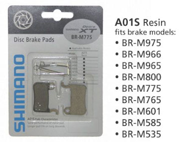 Shimano BR-M775 Disc Brake Pads 1PR A01S Resin