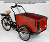 TRIBE ORIGINAL TRIKE - ELECTRIC PLUS WITH HYDRAULIC BRAKES - MID DRIVE  BAFANG  80 NM