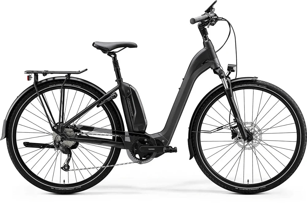 Merida eSpresso City 300 SE EQ 504Wh Electric Hybrid Bike Matt Anthracite Black