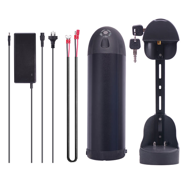 DEHAWK D1B E-Bike Battery, Bottle Battery for Down Tube 36V Black