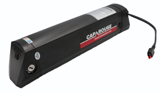 CPLS36-14, 36 Volt, 14AH, 504Wh, narrow battery battery that attaches to bike frame