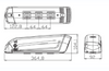 CAP ROUGE 36V 14AH SIDE ENTRY BATTERY