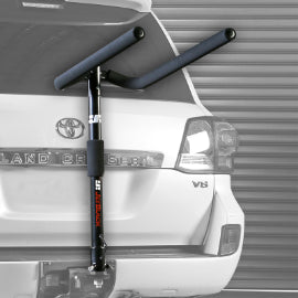 Jetblack jetrack double folding hitch mounted bike discount rack